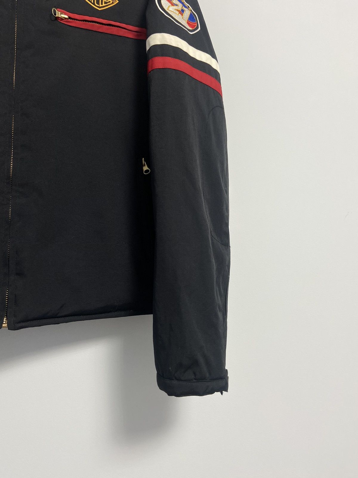 Southpole Southpole Vintage Moto Jacket Logo Harley Davidson Size US M / EU 48-50 / 2 - 3 Thumbnail