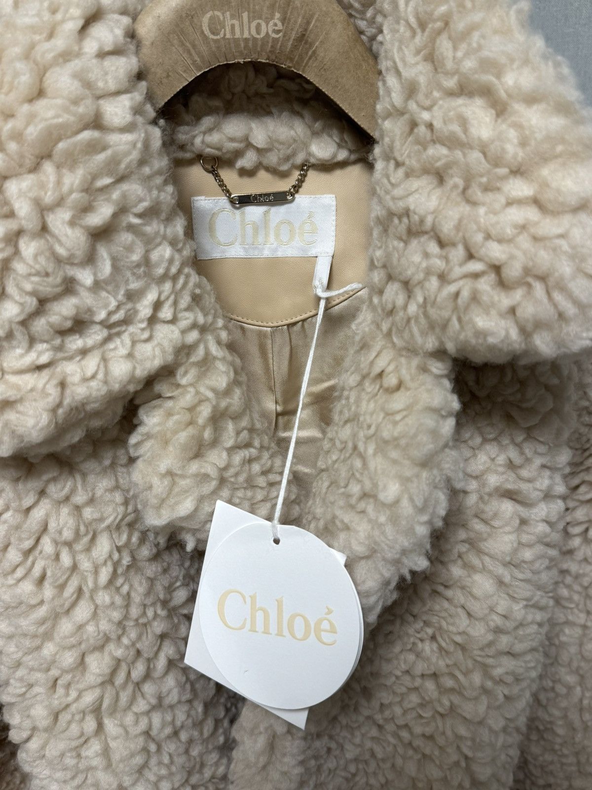 Chloe Chloé belted shearling coat Size S / US 4 / IT 40 - 4 Thumbnail