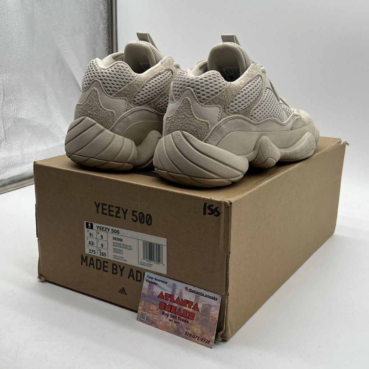 Adidas Yeezy 500 blush Size US 9.5 / EU 42-43 - 5 Thumbnail