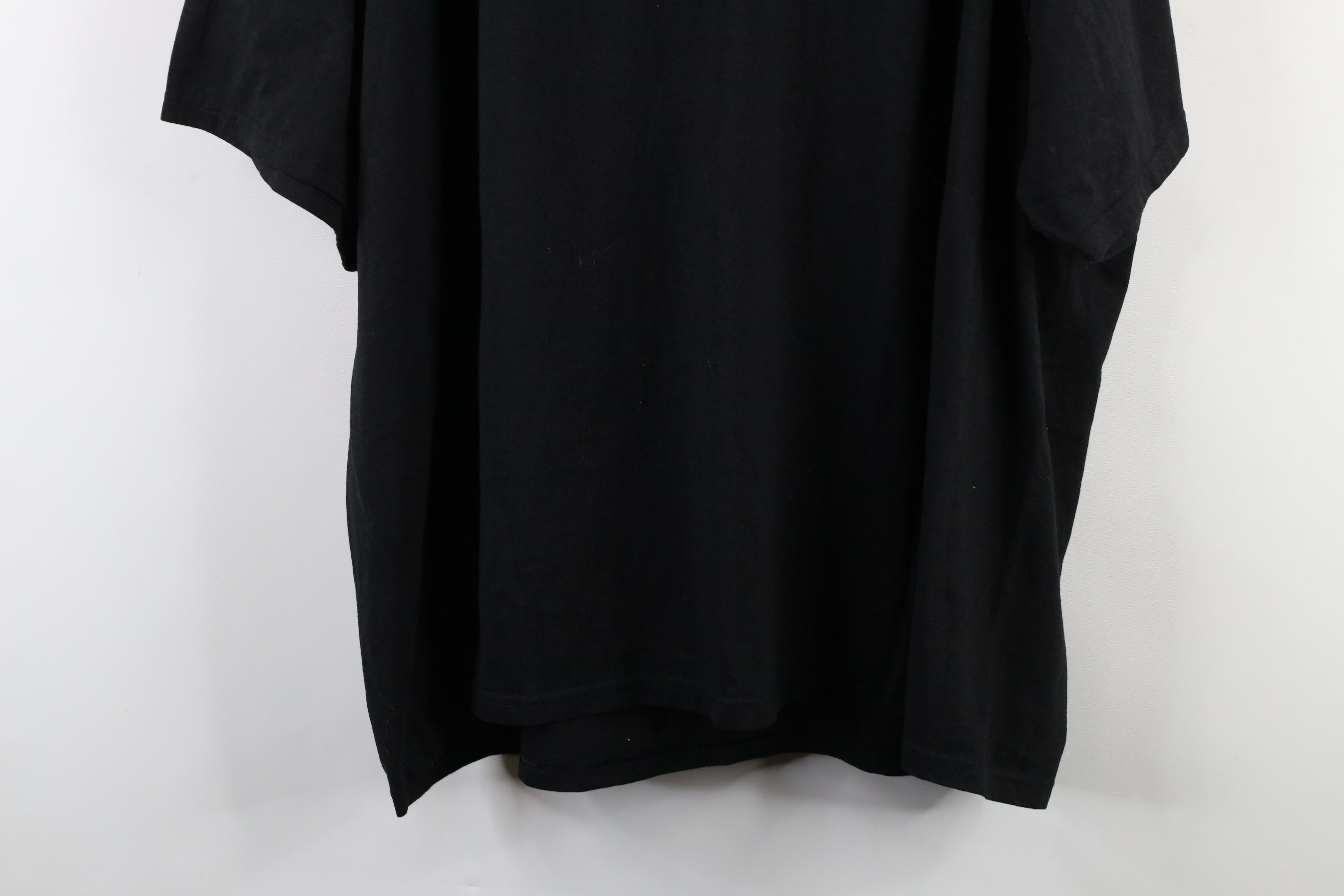 Hanes × Vintage Vintage 90s Hanes Heavyweight Short Sleeve T-Shirt Black Size US XXL / EU 58 / 5 - 8 Thumbnail