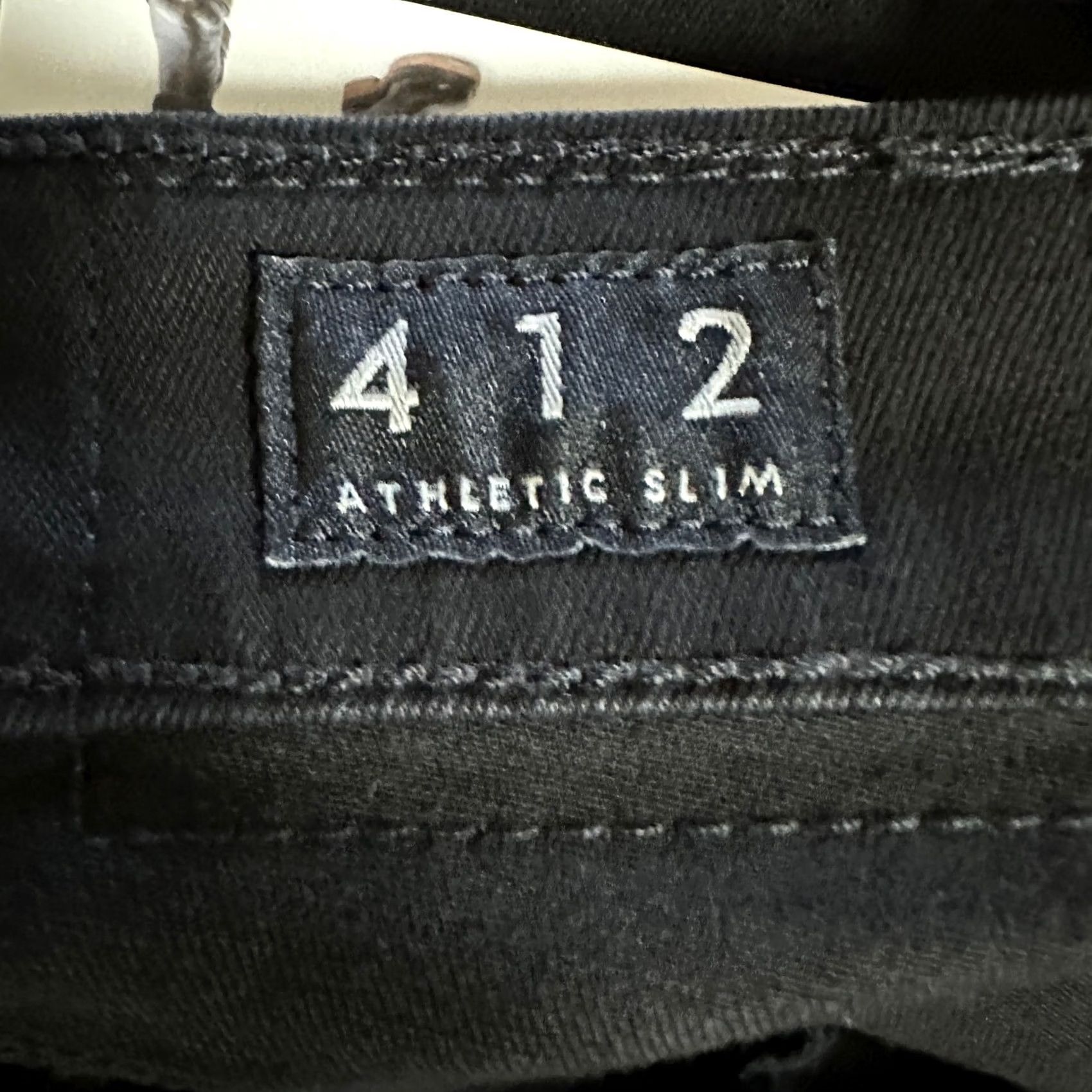 Lucky Brand Lucky Brand 412 Mens Slim Jeans 32X32 Black Denim 2 Way Stretch NEW Size US 32 / EU 48 - 6 Thumbnail