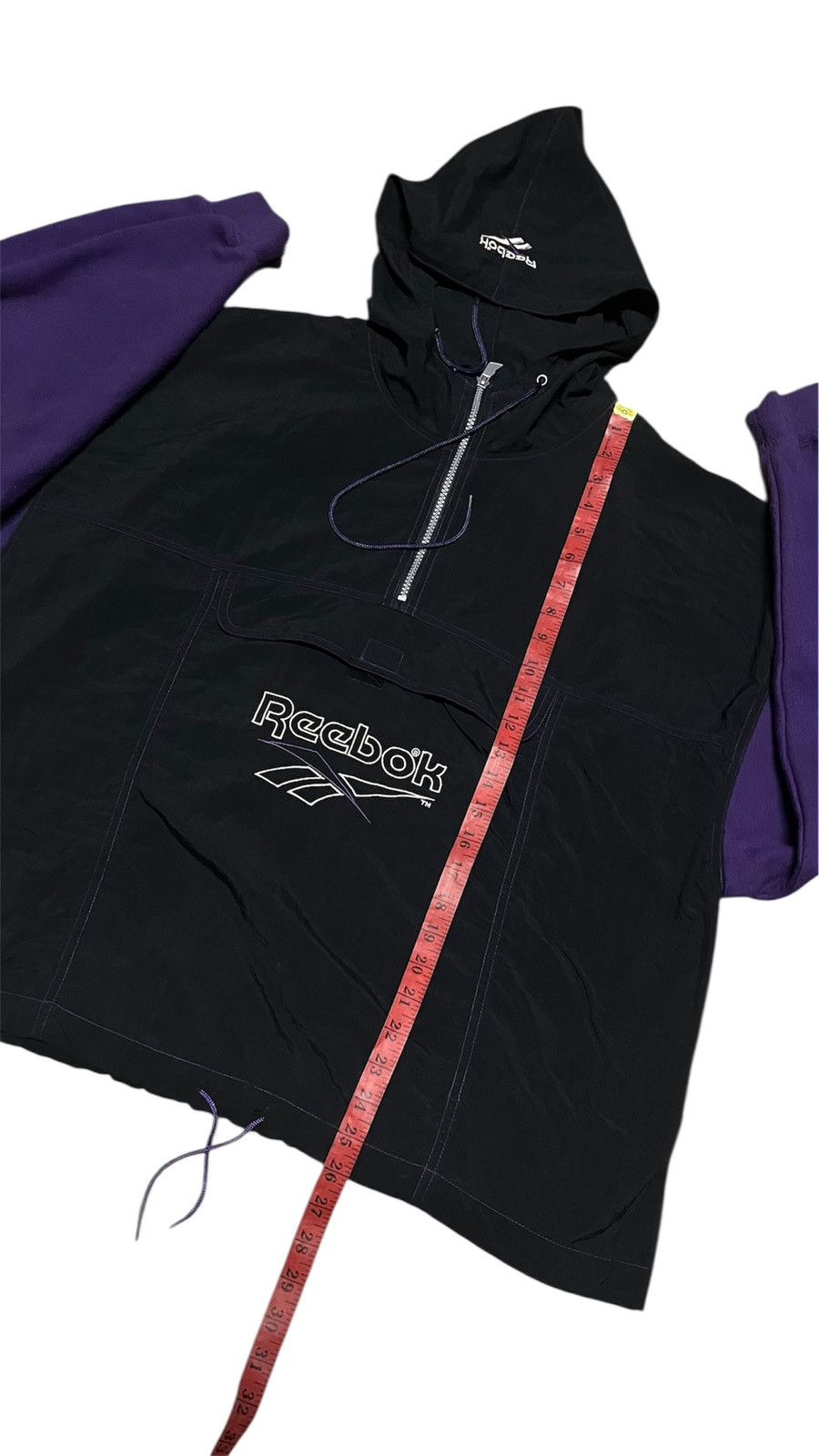 Reebok VINTAGE ANORAK REEBOK x PULL OVER HODDIE x RARE Size US L / EU 52-54 / 3 - 6 Thumbnail