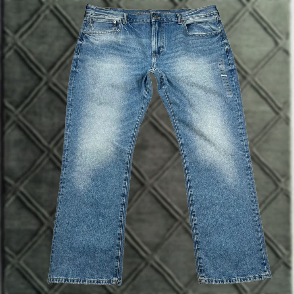 American Eagle Outfitters American Eagle Jeans Mens 42x32 Original Straight Classic 5-Pocket Denim Blue Size US 42 / EU 58 - 1 Thumbnail
