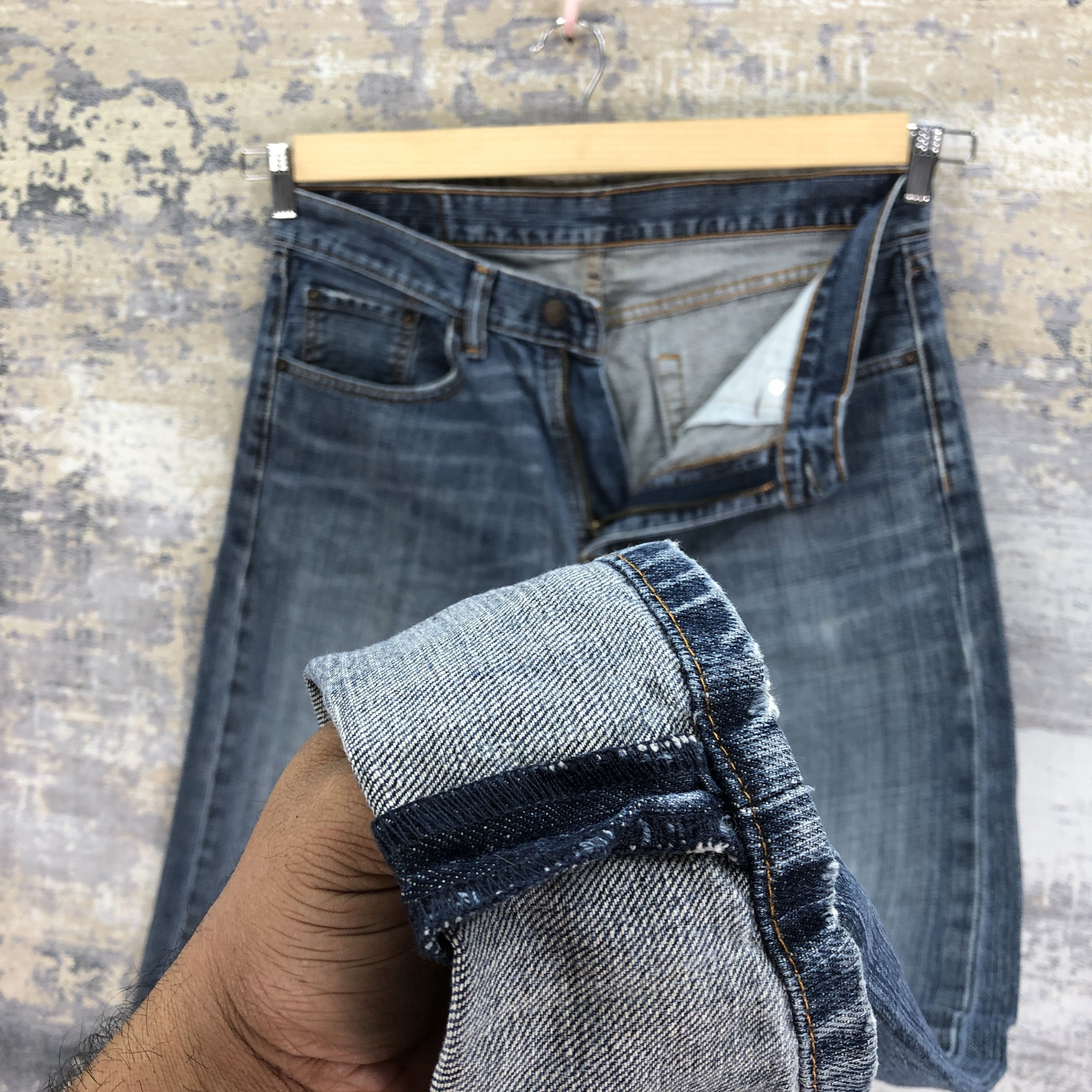 Levi's Vintage Y2K Levis 505 Faded Jeans Levi's Light Wash Denim Size US 32 / EU 48 - 8 Thumbnail