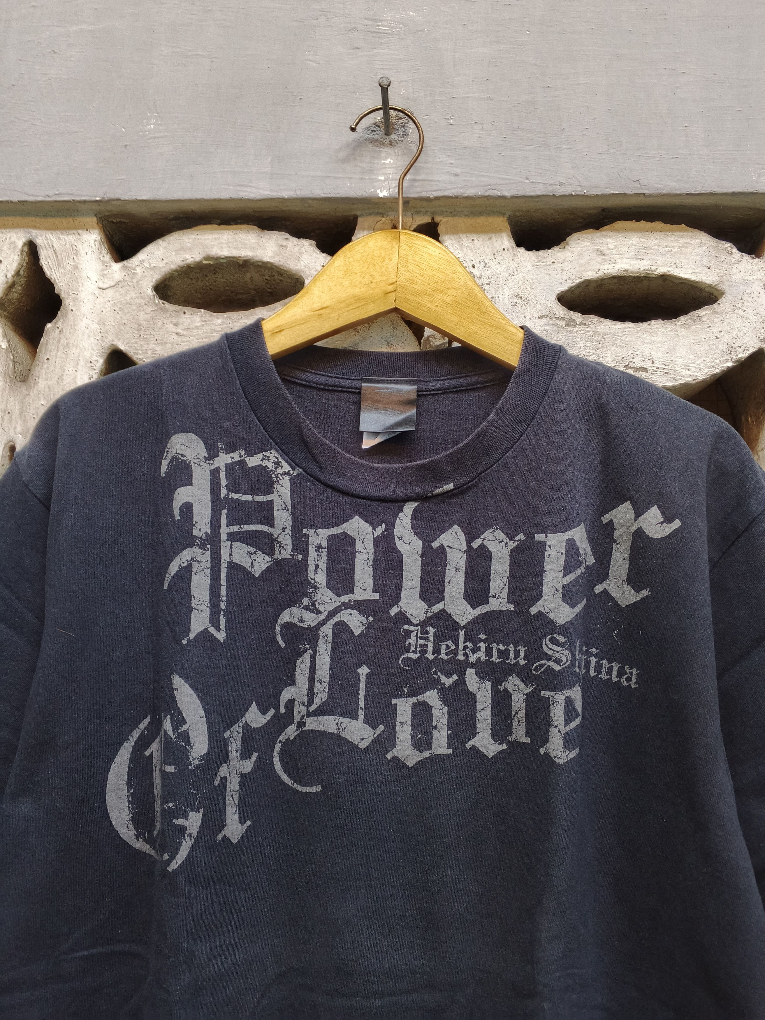 Band Tees × Japanese Brand Hikaru Shiina, 'Power of Love' Size US L / EU 52-54 / 3 - 1 Thumbnail