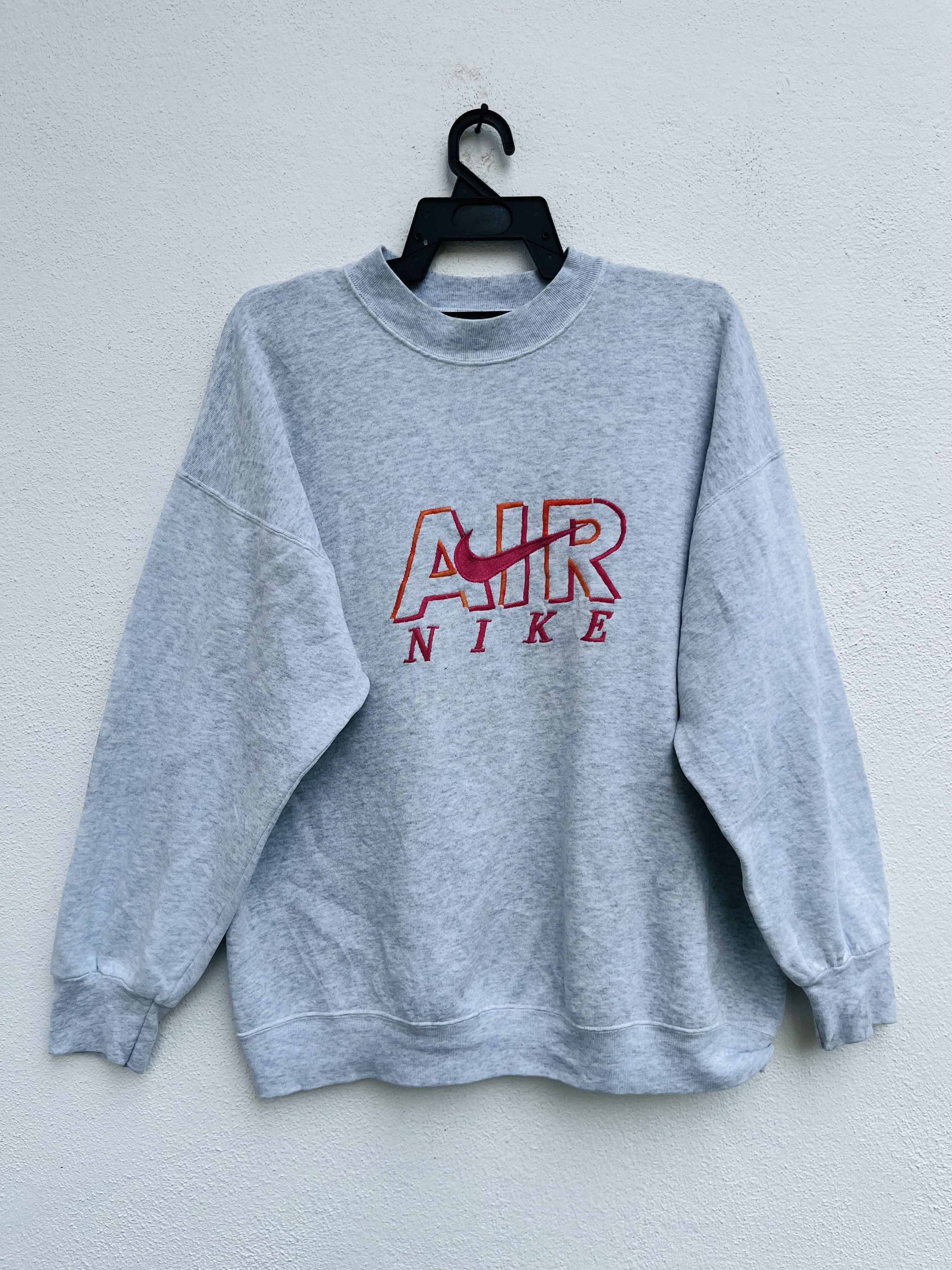 Nike × Vintage Vintage Nike 90s Hip Hop Streetwear Sweatshirt Size US L / EU 52-54 / 3 - 1 Thumbnail