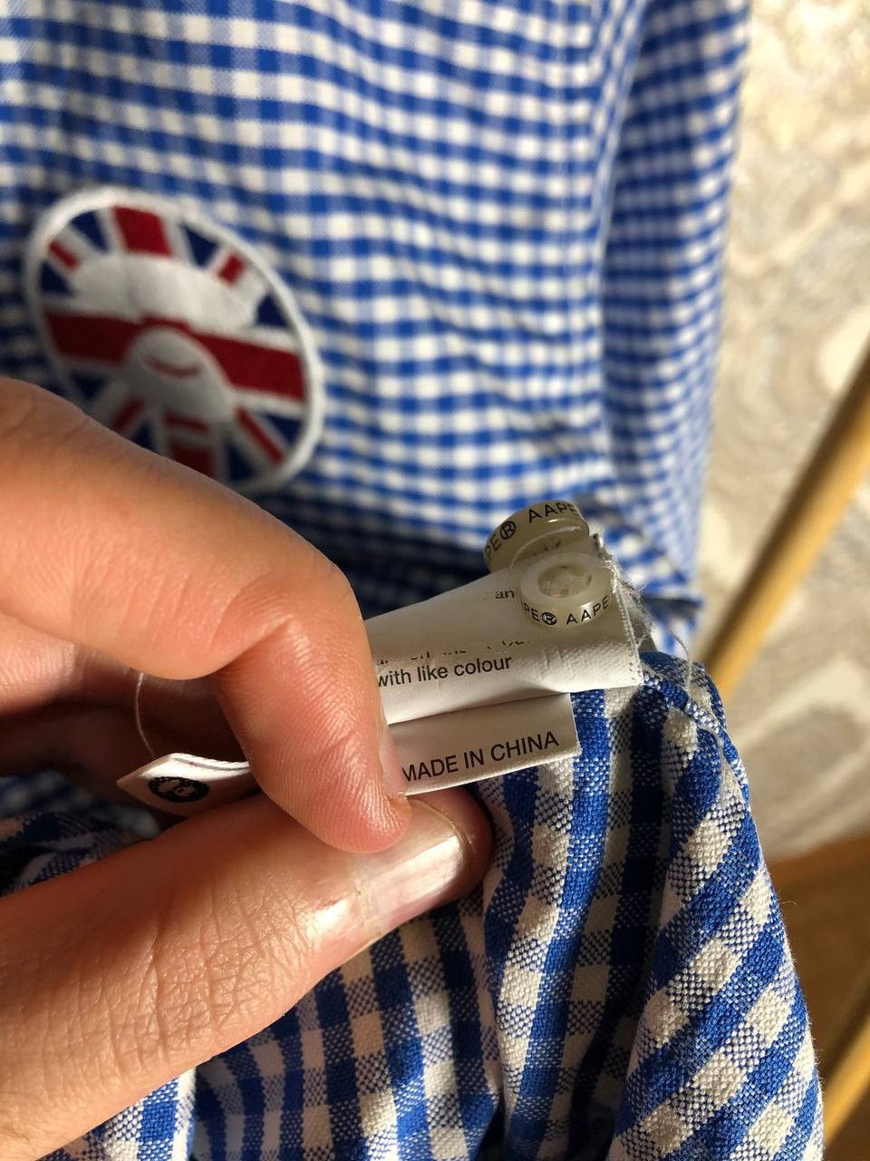 Aape BAPE BY A BATHING APE GREAT BRITAIN DESIGNER SHIRT CASUAL Size US L / EU 52-54 / 3 - 10 Thumbnail