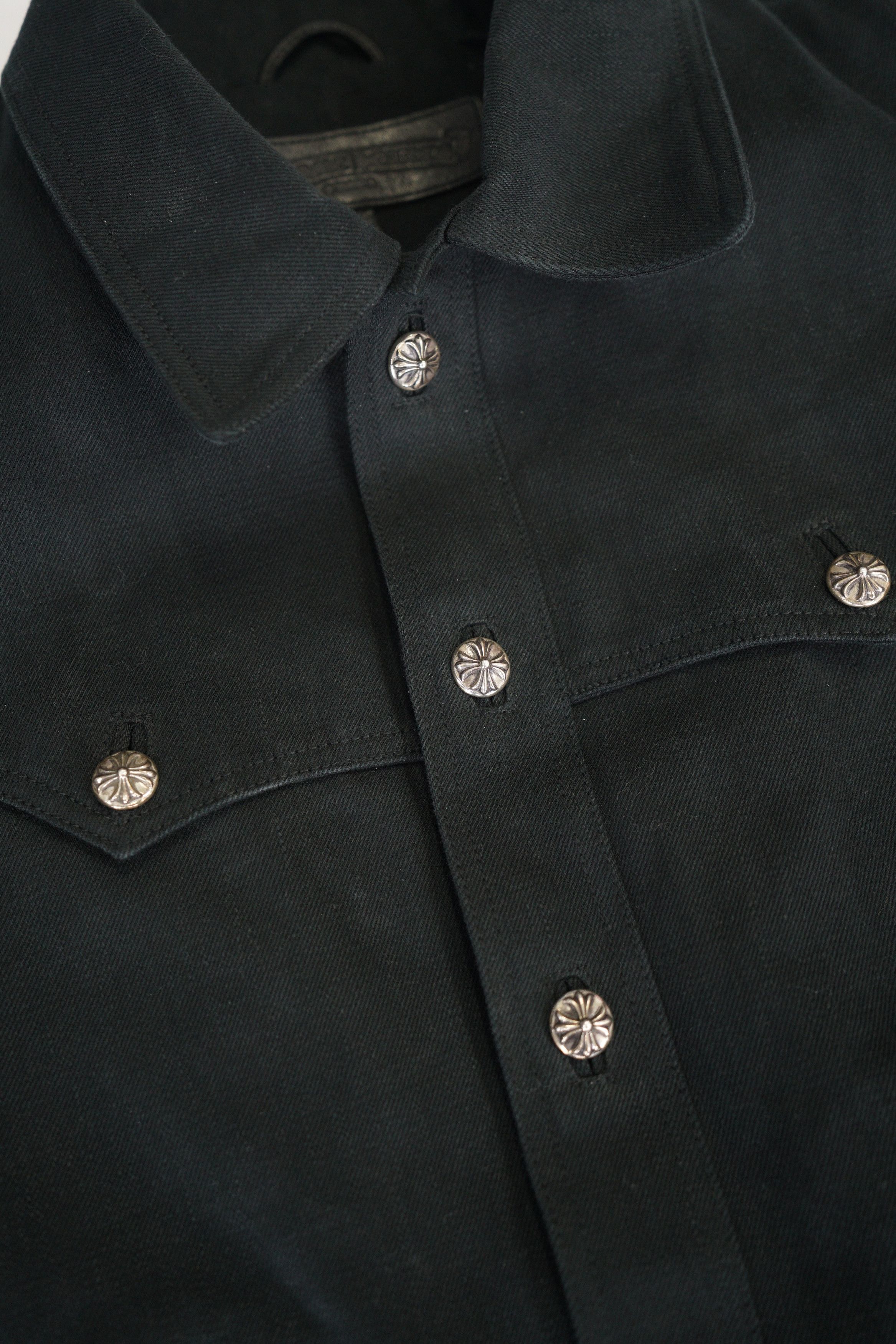 Chrome Hearts Chrome Hearts Floral Cross Patch Trucker Jacket Size US L / EU 52-54 / 3 - 5 Thumbnail