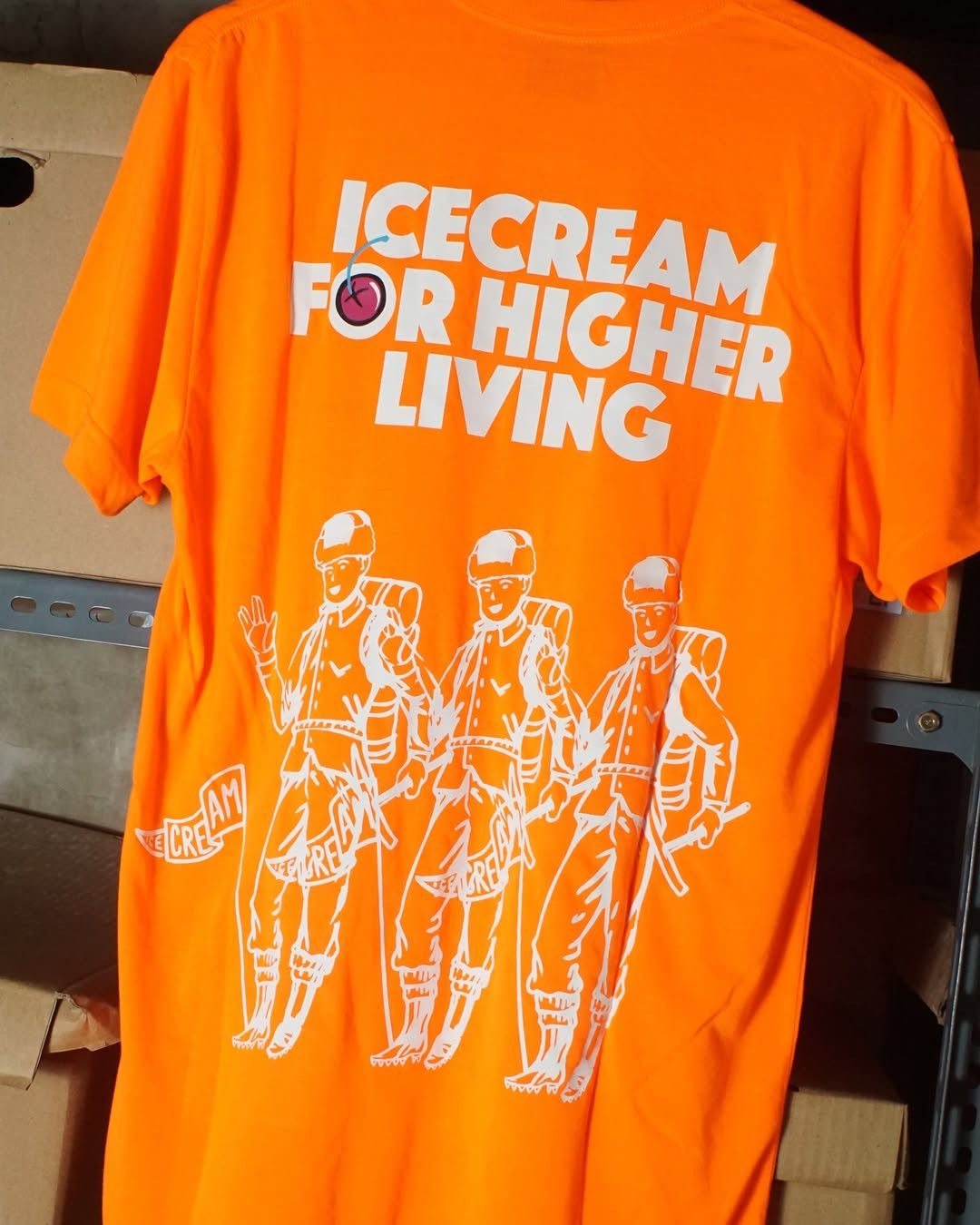 Icecream Billionaire Boys Club Icecream Neon Orange SS T-Shirt Size US L / EU 52-54 / 3 - 2 Thumbnail