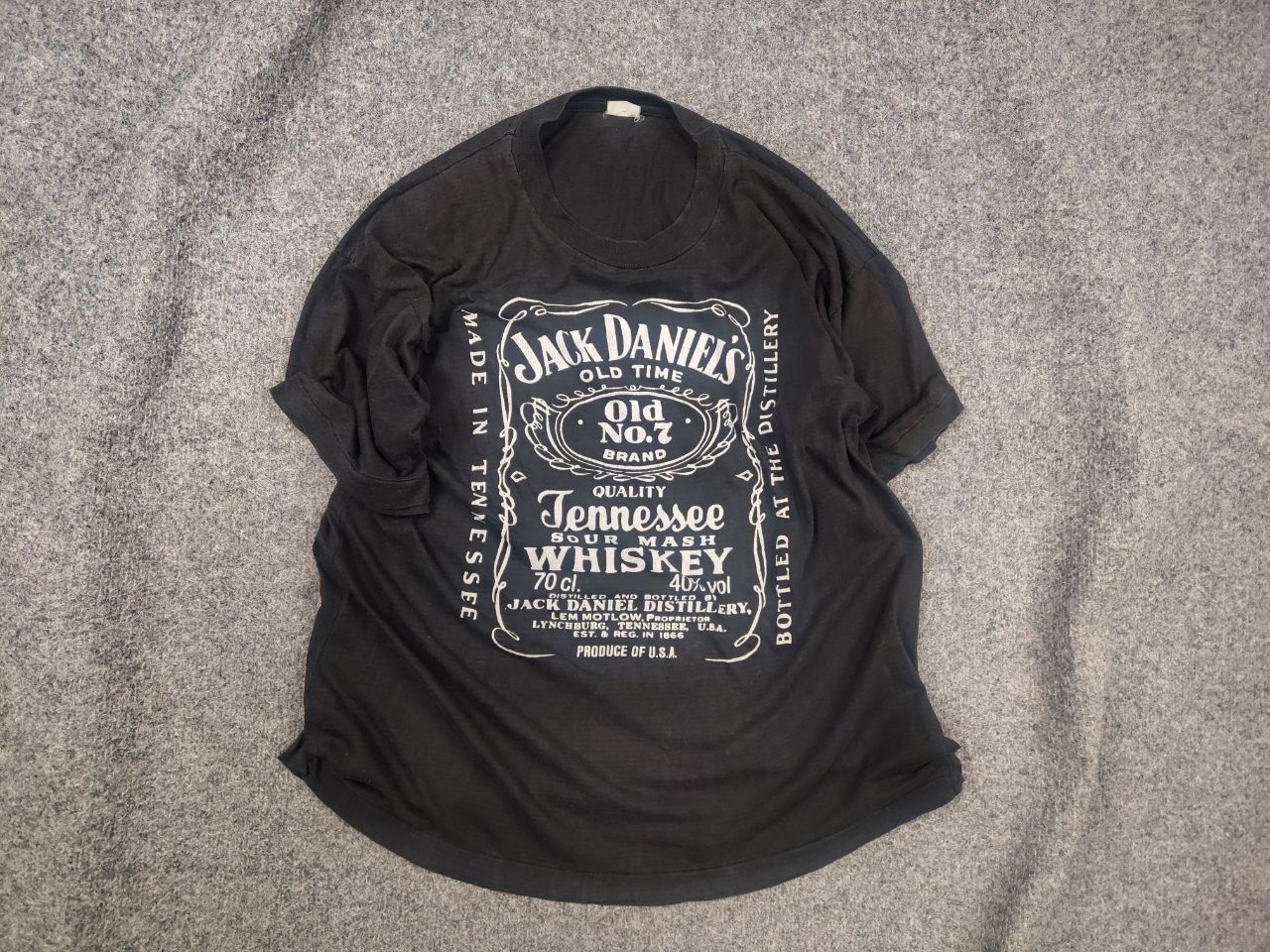 Vintage Vintage 80's Jack Daniels T Shirt USA Screen Stars Tee Size US M / EU 48-50 / 2 - 1 Thumbnail
