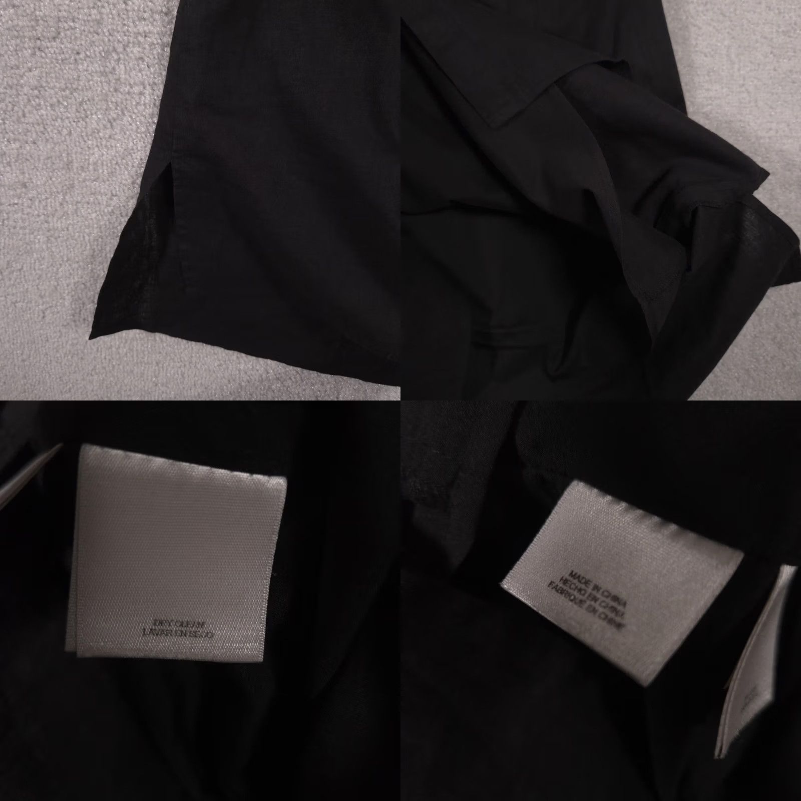 Anne Klein Anne Klein Dress Womens Small Black Linen Blend Sleeveless Button Front Midi Size S / US 4 / IT 40 - 8 Thumbnail