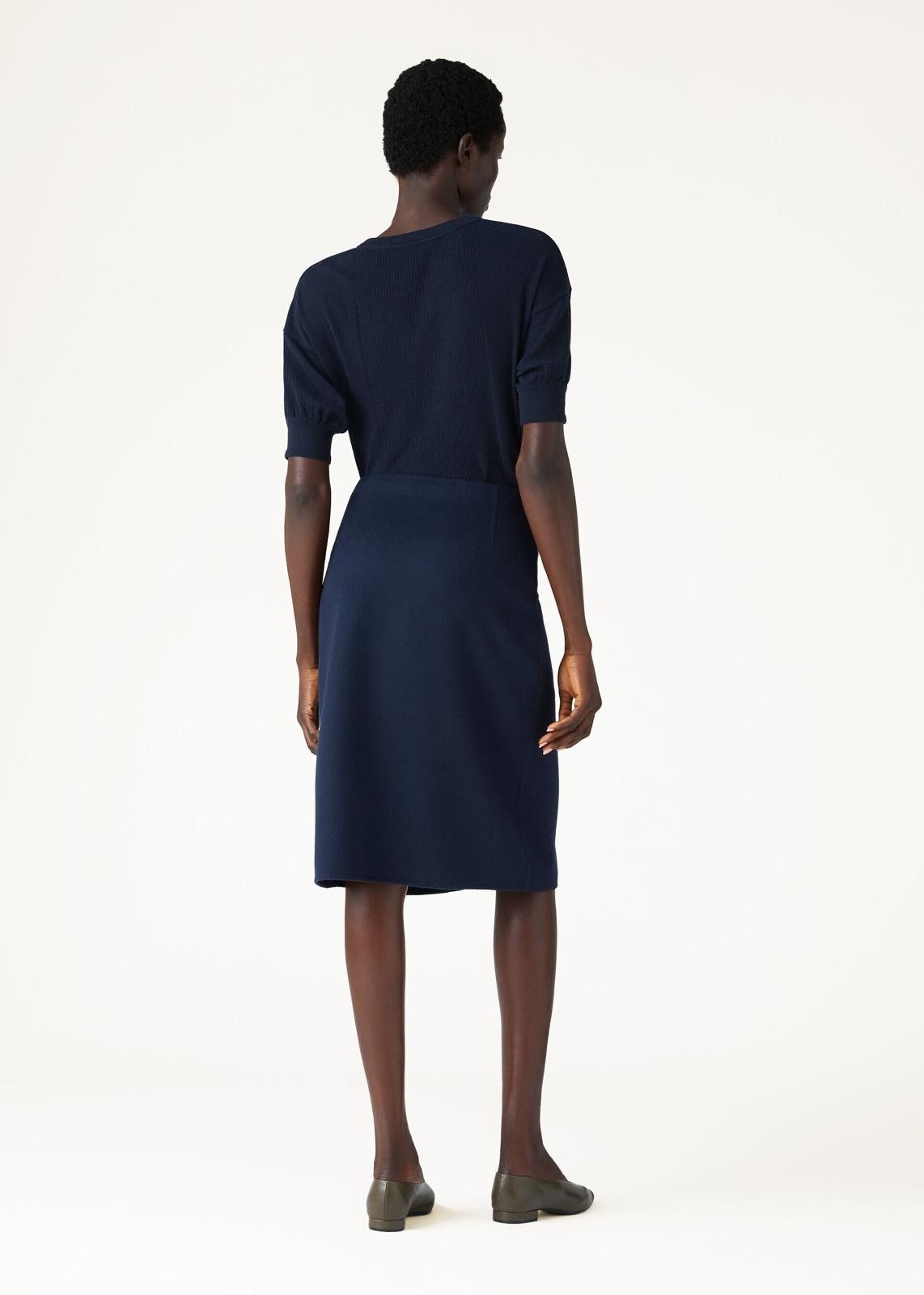 Loro Piana o1srvl11e0225 FAN6753 Keren Skirt in Navy Blue Size 26" / US 2 / IT 38 - 4 Thumbnail