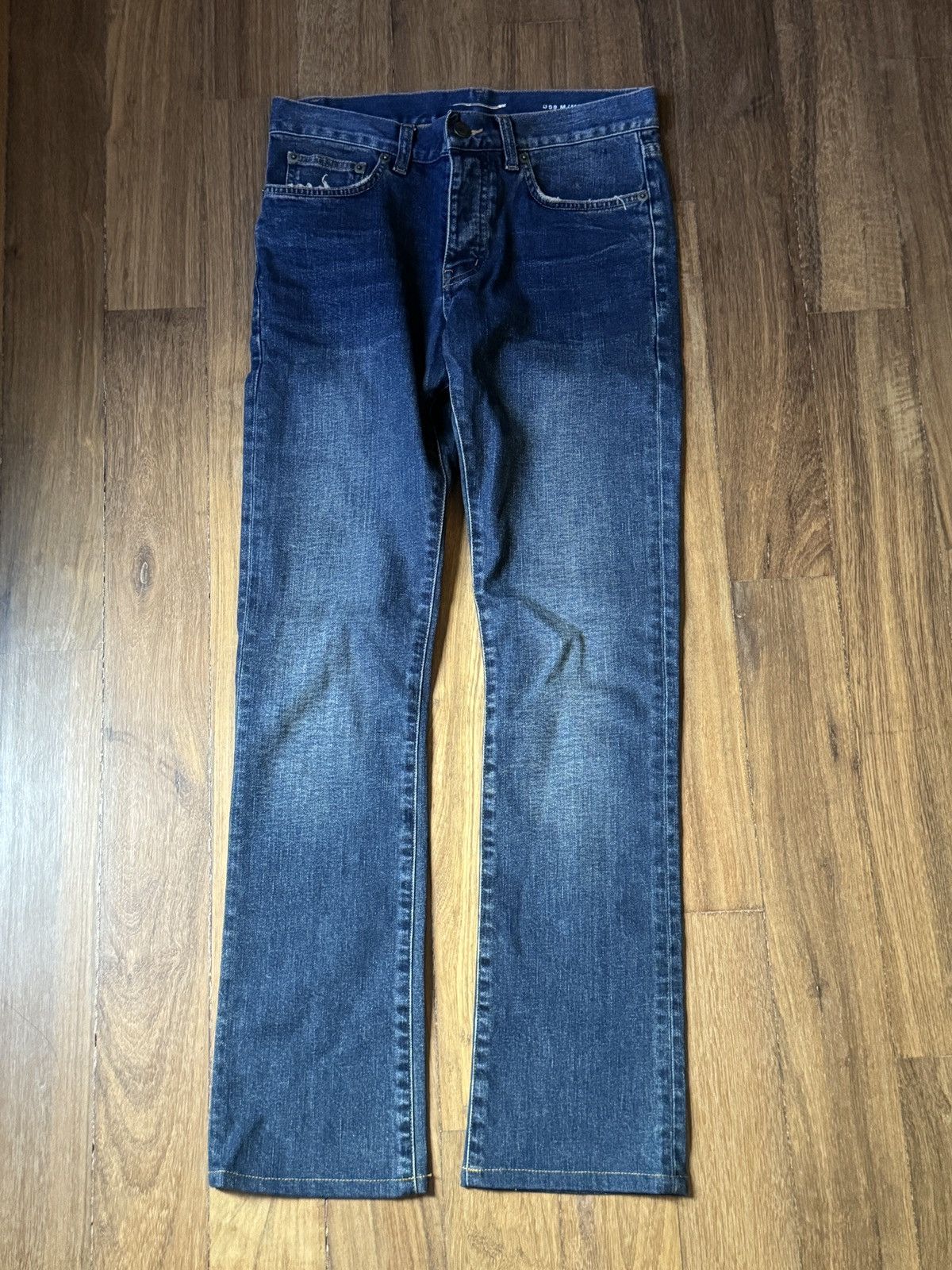 Saint Laurent Paris SLP SS15 D09 Flared Jeans Hedi Slimane Size US 27 - 1 Thumbnail
