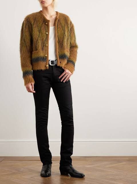 Celine CELINE 2024 HEDI mohair CARDIGAN JACKET XL Size US XL / EU 56 / 4 - 9 Thumbnail