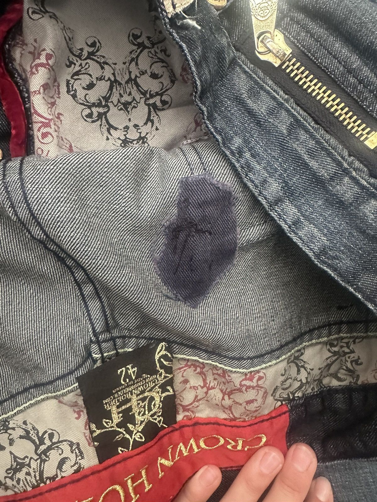 Other Black Crown Royal Jeans Size US 42 / EU 58 - 9 Thumbnail