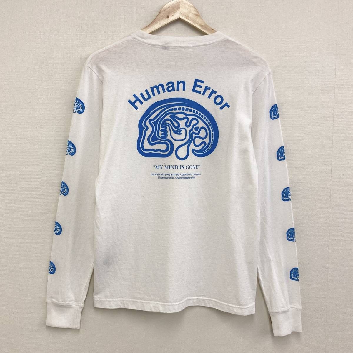 UNDERCOVER 18AW Human Error 2001 Longsleeve T