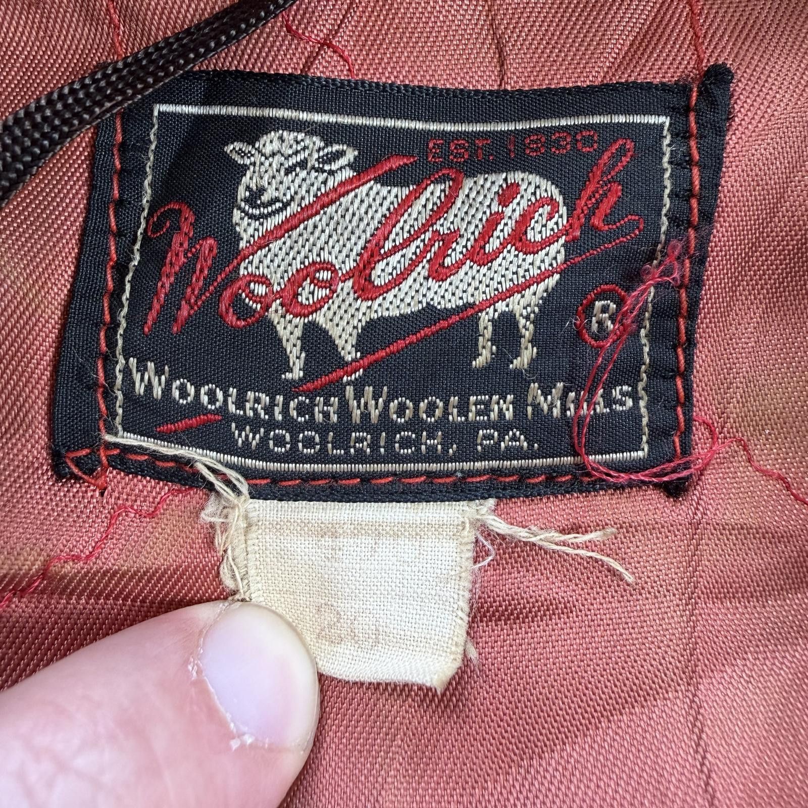 Woolrich Woolen Mills Vintage 60s Woolrich Buffalo Plaid Wool Jacket Red Black Size US S / EU 44-46 / 1 - 4 Thumbnail