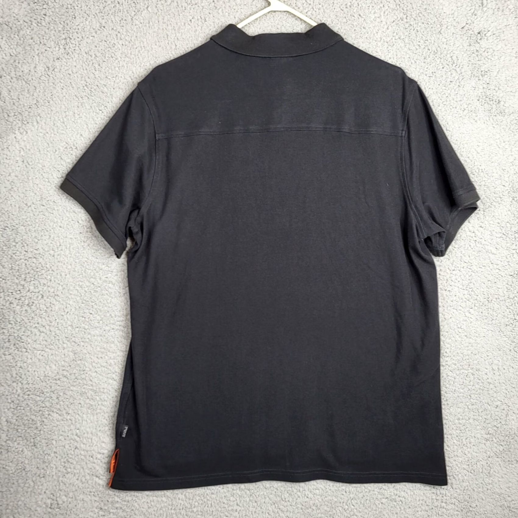 Vintage REI Co-op Outdoor Afro Polo Shirt Black L Short Sleeve 1/4 Button Up Men's Size US L / EU 52-54 / 3 - 2 Thumbnail