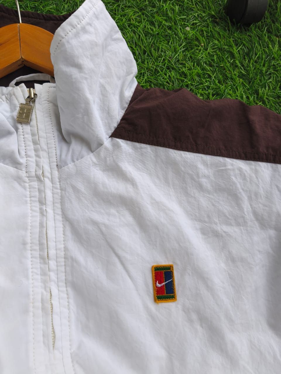 Nike Vintage Nike Court zipper jacket Size US L / EU 52-54 / 3 - 3 Thumbnail