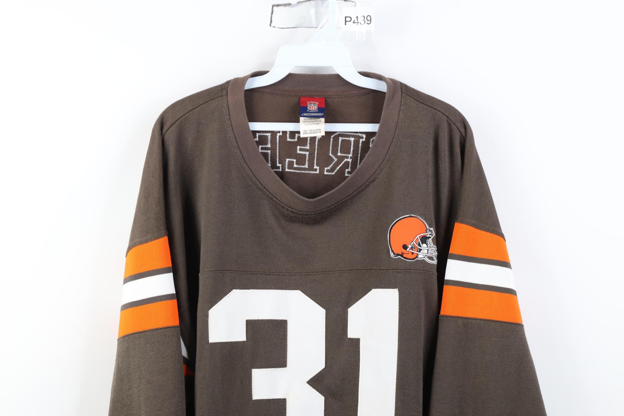 Reebok Vintage Reebok Cleveland Browns Football Jersey T-Shirt Size US XXL / EU 58 / 5 - 2 Thumbnail