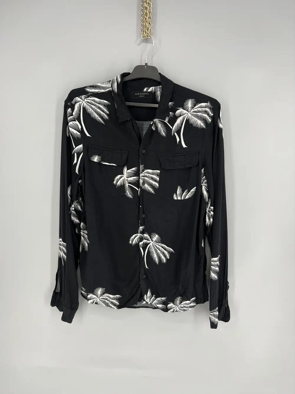 Allsaints Vintage Y2K Allsaints Hawaiian Shirt Art Hype Size M Size US M / EU 48-50 / 2 - 1 Thumbnail