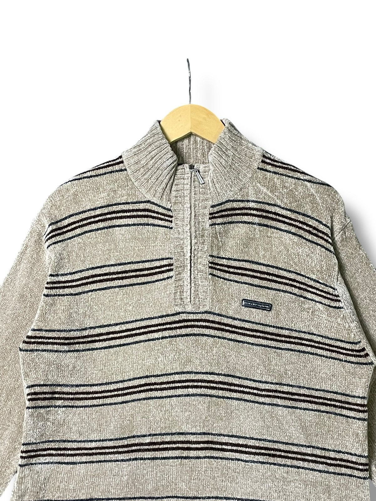 Designer × Dunlop × Vintage Dunlop x Vintage Men’s Stripe Pullover Sweater (35) Size US M / EU 48-50 / 2 - 2 Thumbnail