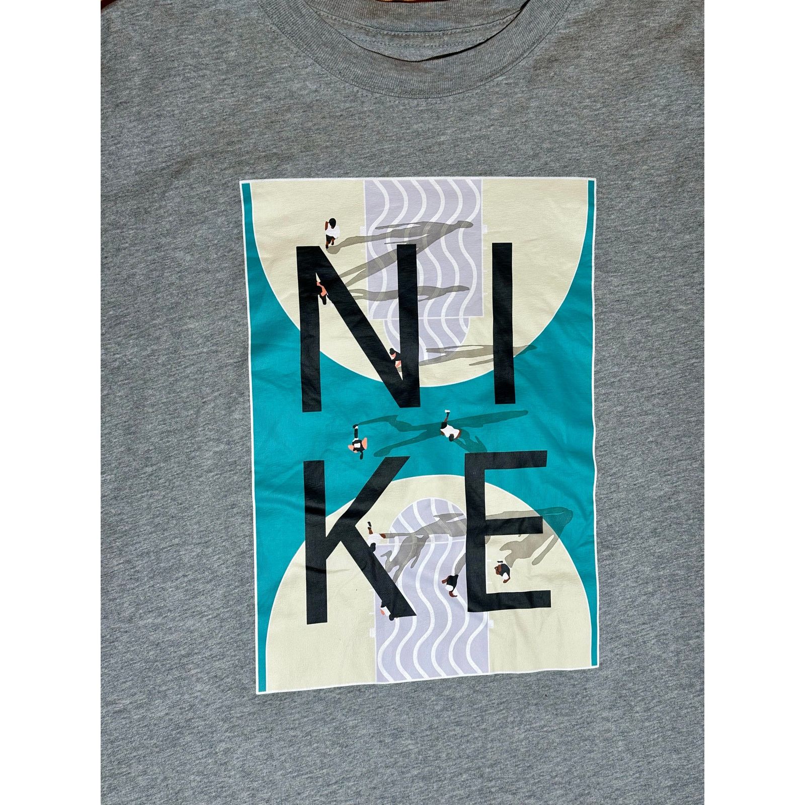 Nike Nike Gray Shirt With Baseball Court Size US L / EU 52-54 / 3 - 4 Thumbnail