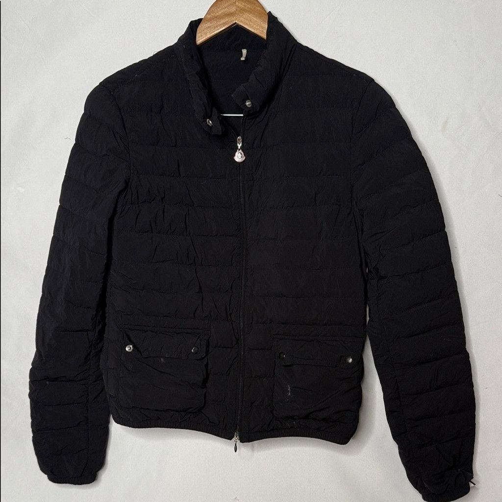 Moncler Moncler Lans quilted down puffer high collar black jacket S Size S / US 4 / IT 40 - 1 Thumbnail