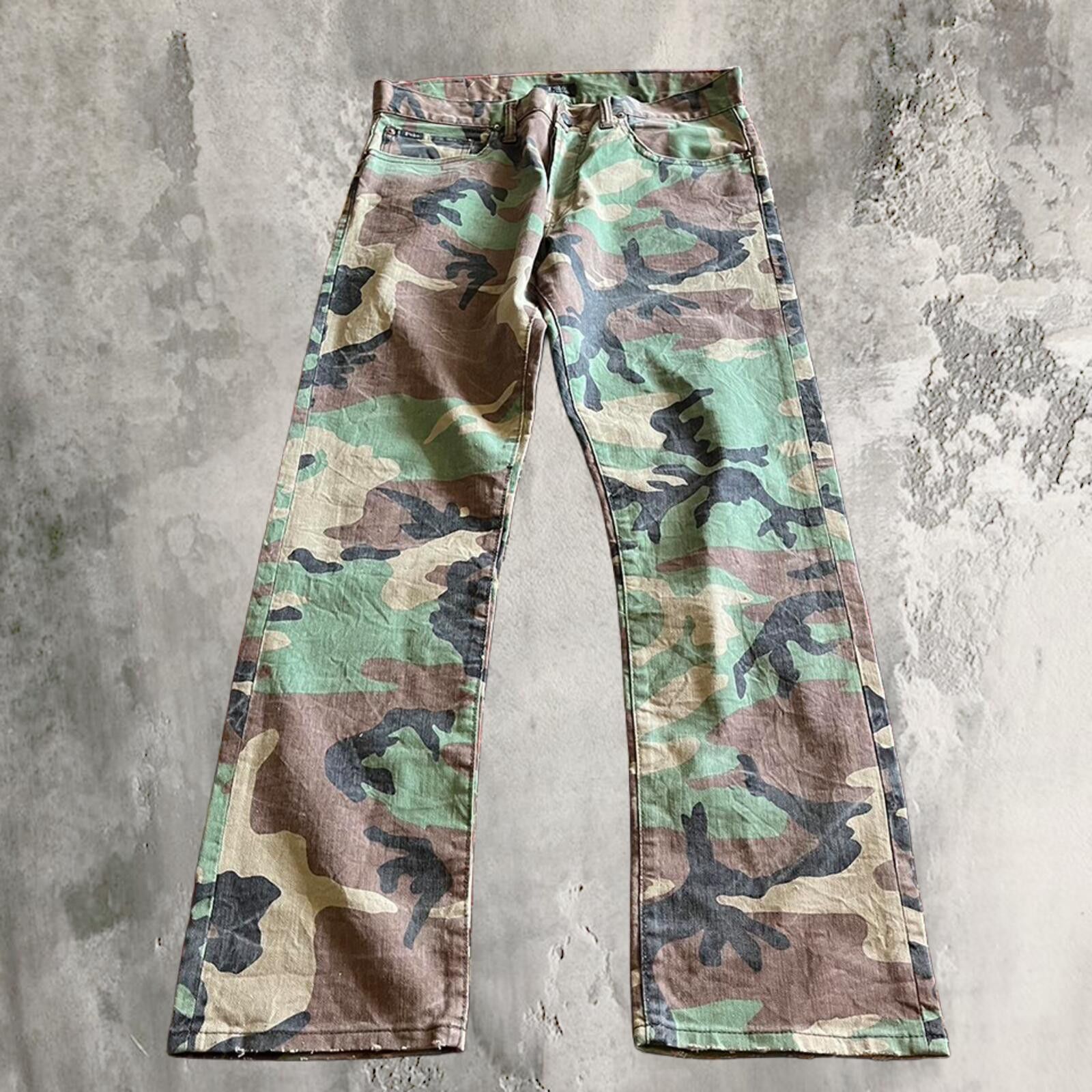 Polo Ralph Lauren Polo Ralph Lauren camo denim jeans in great condition Size US 32 / EU 48 - 3 Thumbnail