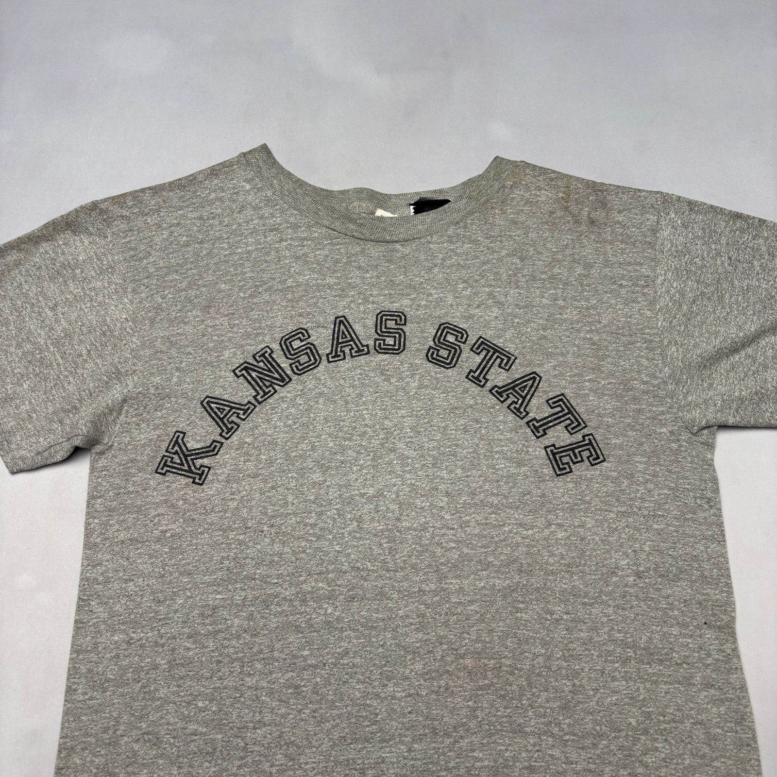 Vintage Vintage 80s Kansas State Velva Sheen T Shirt USA S Size US S / EU 44-46 / 1 - 2 Thumbnail