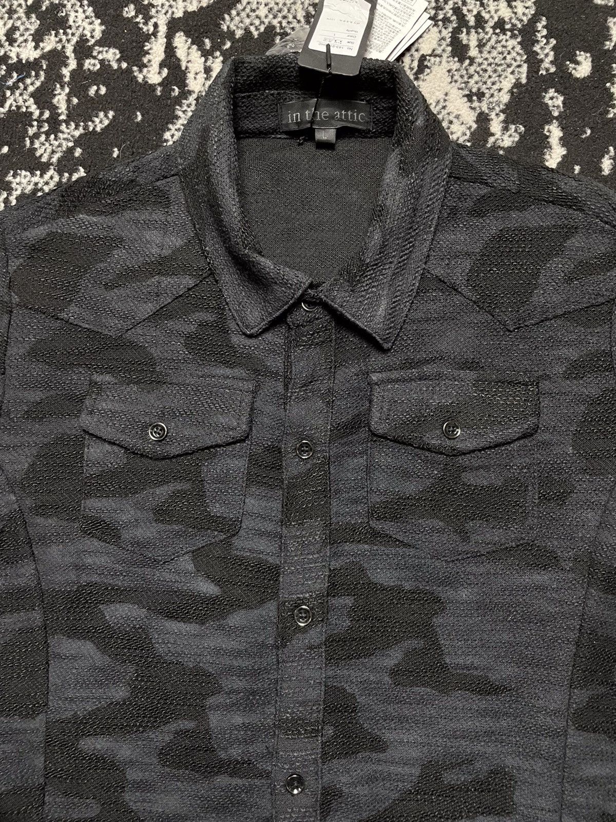 In The Attic NWT 🔥 In the Attic black camouflage vkei style Size US L / EU 52-54 / 3 - 3 Thumbnail