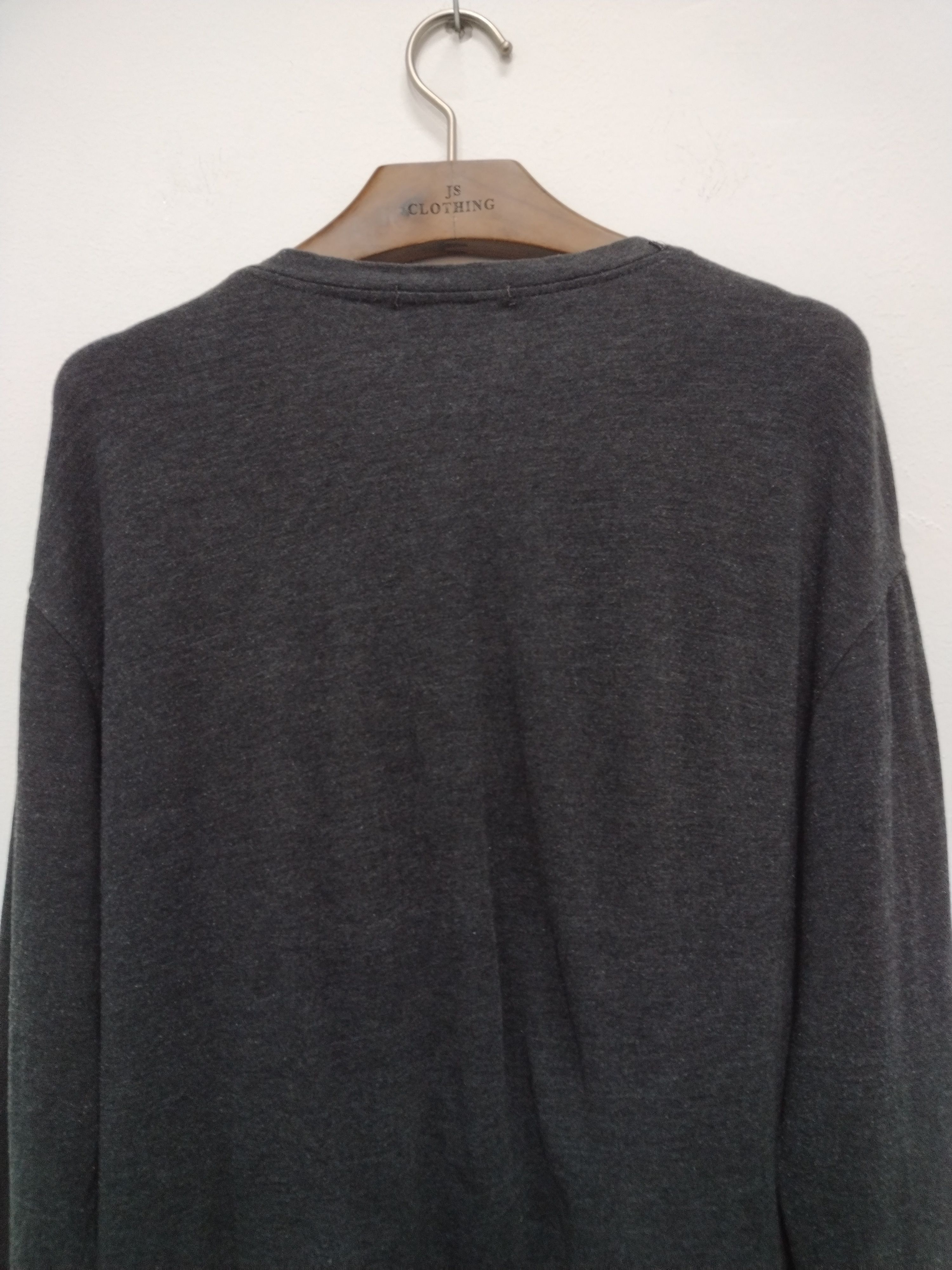 Dolce & Gabbana × Vintage Iconic vtg Dolce Gabbana Wool Cotton Longsleeve V Neck Size US L / EU 52-54 / 3 - 14 Thumbnail