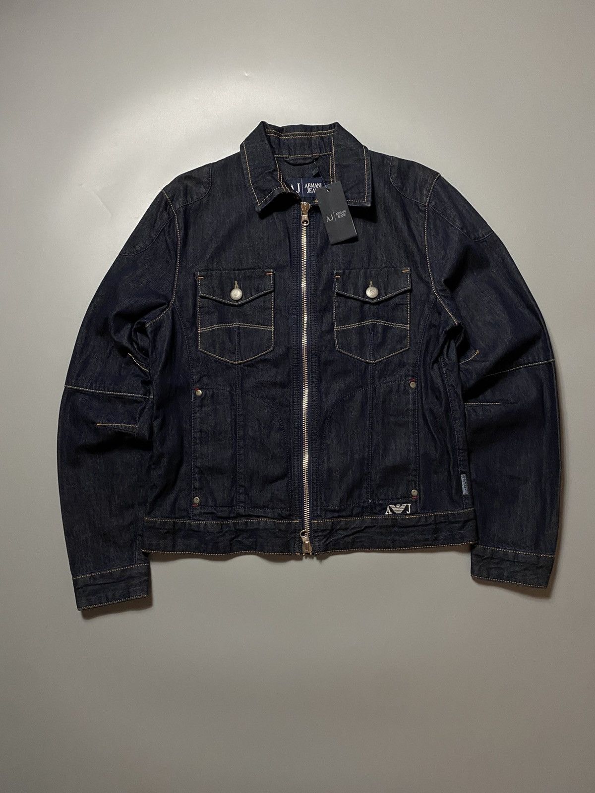Armani Armani Jeans vintage denim jacket NEW Size US L / EU 52-54 / 3 - 1 Thumbnail