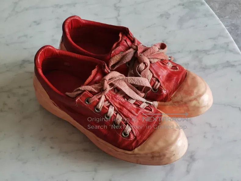 Carol Christian Poell Carol Christian Poell Red kangaroo leather sol shoes low-t Size US 7 / EU 40 - 5 Thumbnail