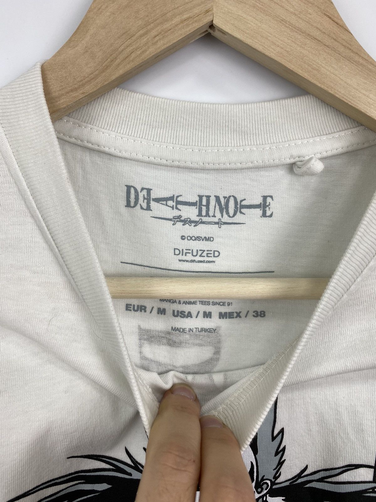 Cartoon Network × Japanese Brand × Vintage 🇯🇵 Vintage Death Note Japanese Cartoon Anime T-Shirt Rare Size US M / EU 48-50 / 2 - 4 Thumbnail