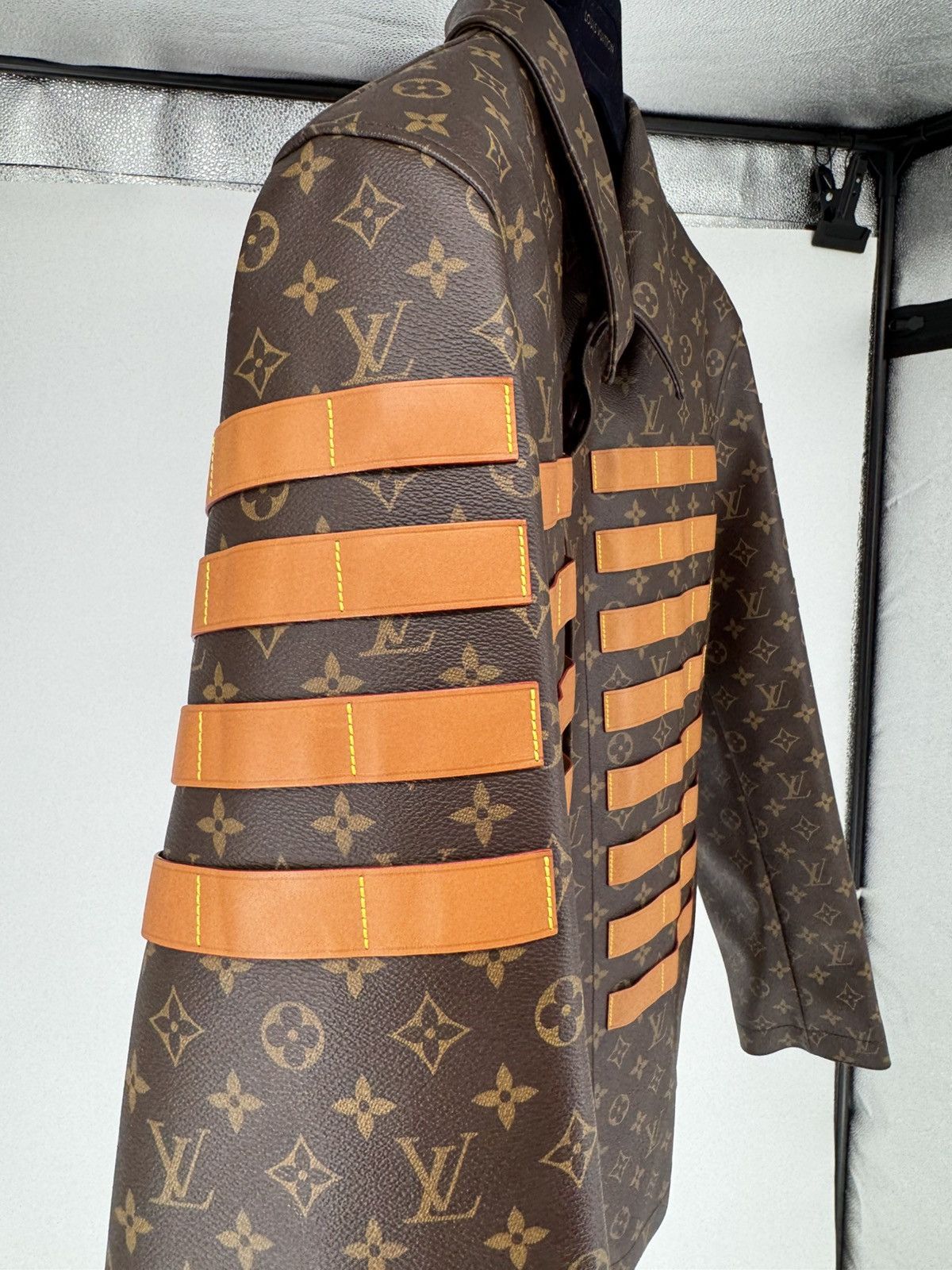 Louis Vuitton Louis Vuitton x Nigo Varsity Monogram Leather Jacket Size US L / EU 52-54 / 3 - 6 Thumbnail