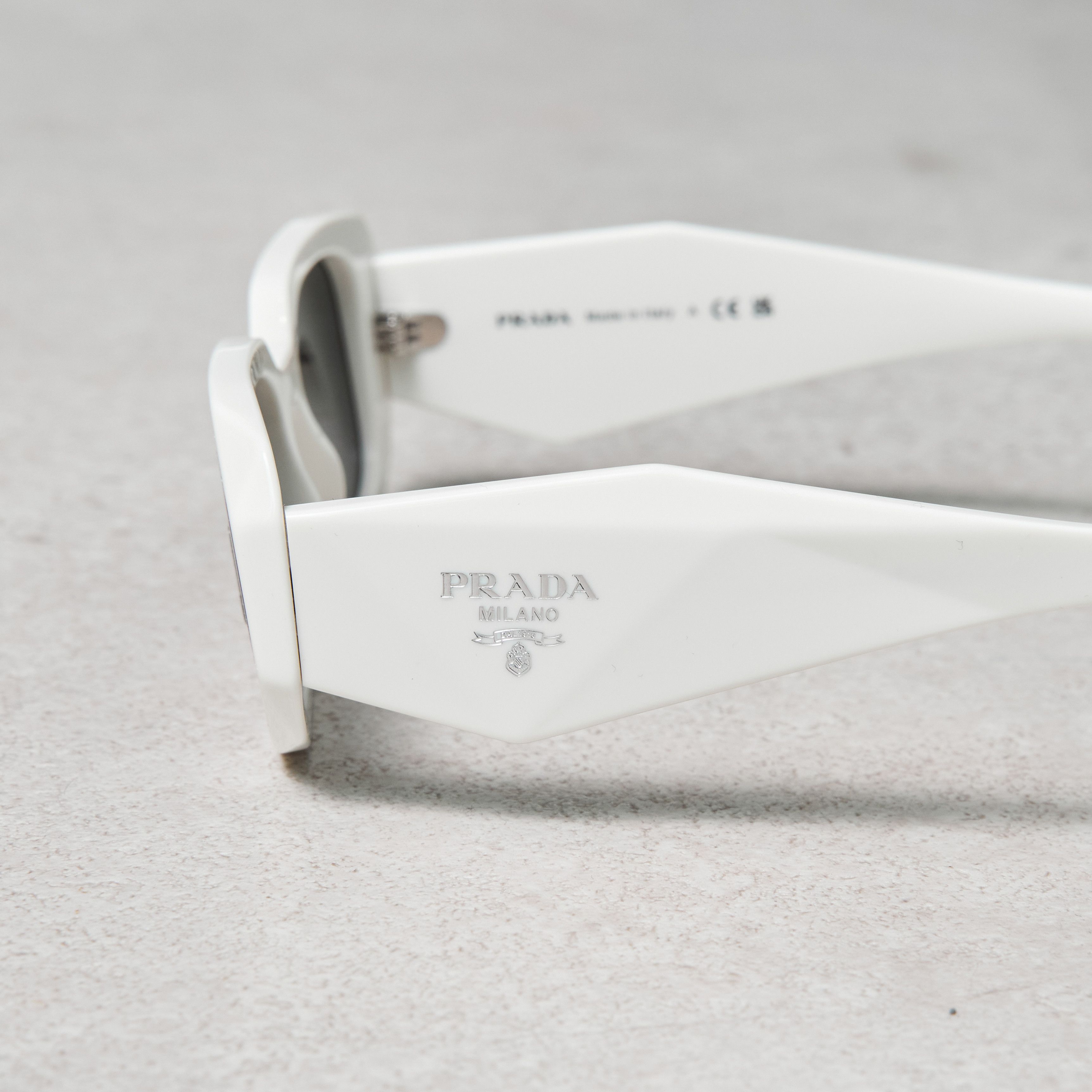 Prada PRADA OPR 17WS 1425S0 Sunglasses WHITE Size ONE SIZE - 6 Thumbnail