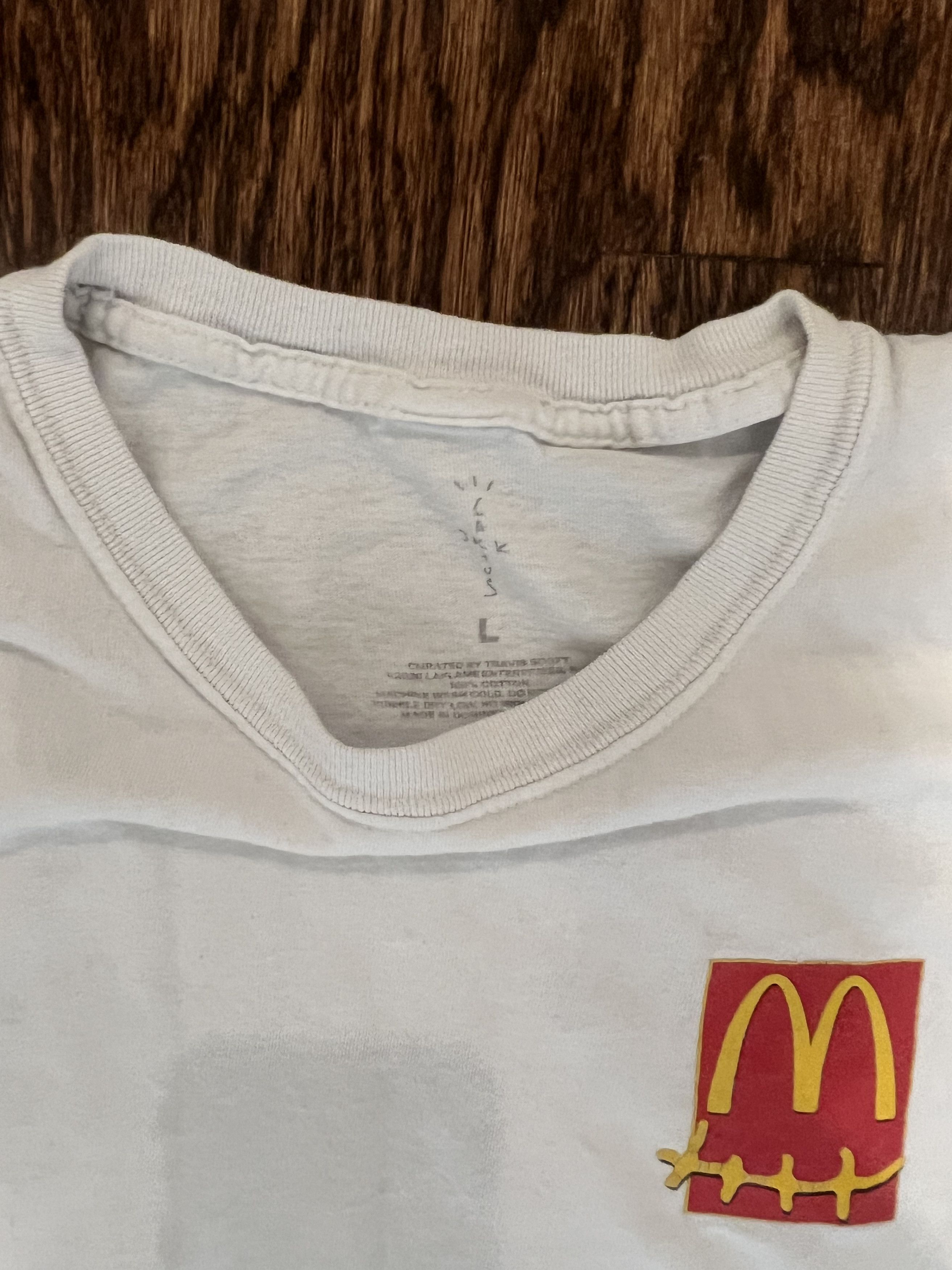 Travis Scott Travis Scott x McDonald's T Shirt Size US L / EU 52-54 / 3 - 3 Thumbnail
