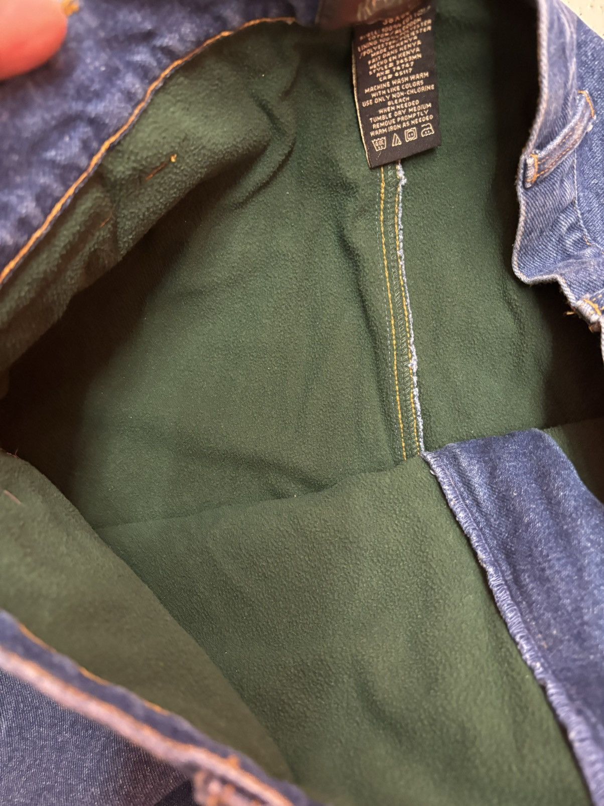 Vintage ***FINAL DROP***RARE REDHEAD FLEECE LINED DENIM PANT 38x32 Size US 38 / EU 54 - 10 Thumbnail