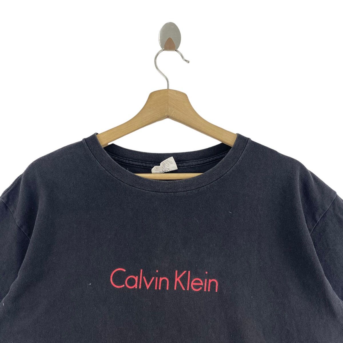 Calvin Klein × Vintage Vintage USA CALVIN KLEIN Hawaii Print Black Short Sleeve Size US L / EU 52-54 / 3 - 2 Thumbnail