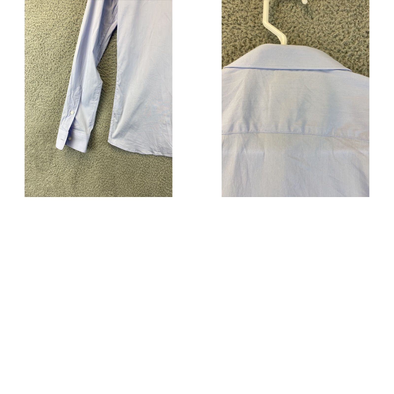 Zara Zara Man Slim Fit Long Sleeve Button-Up Shirt Men's Medium Blue Casual Cotton Size US M / EU 48-50 / 2 - 8 Thumbnail