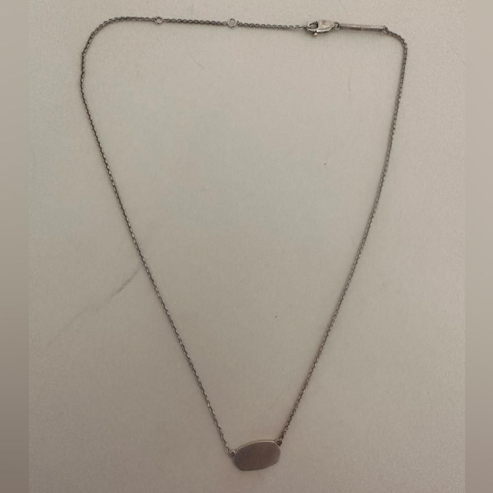 Kendra Scott Kendra Scott Elisa Short Pendant Necklace Sterling Silver Size ONE SIZE - 3 Thumbnail