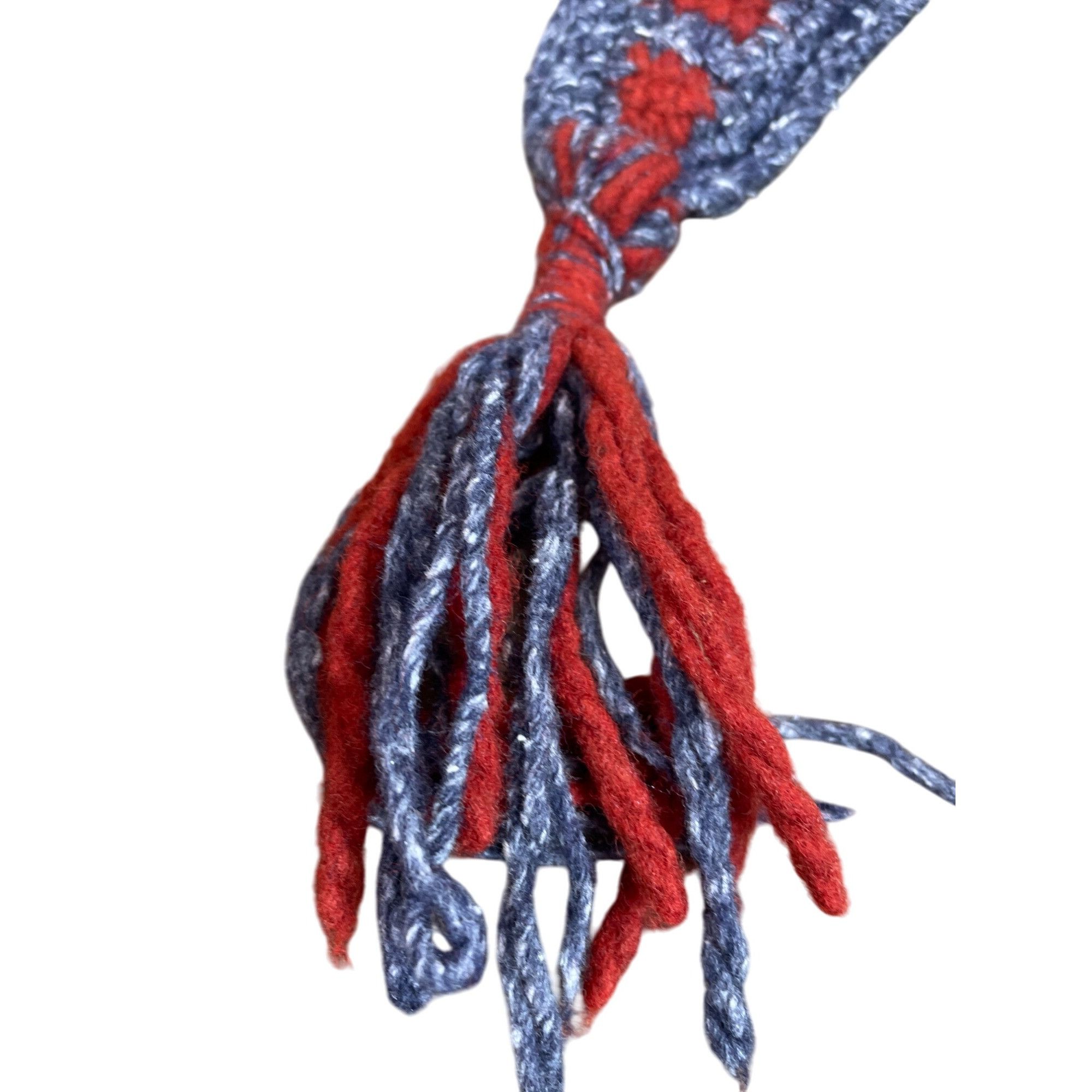 Other Native Creation Handmade gray red wool Earflap winter hat SK Size ONE SIZE - 3 Thumbnail