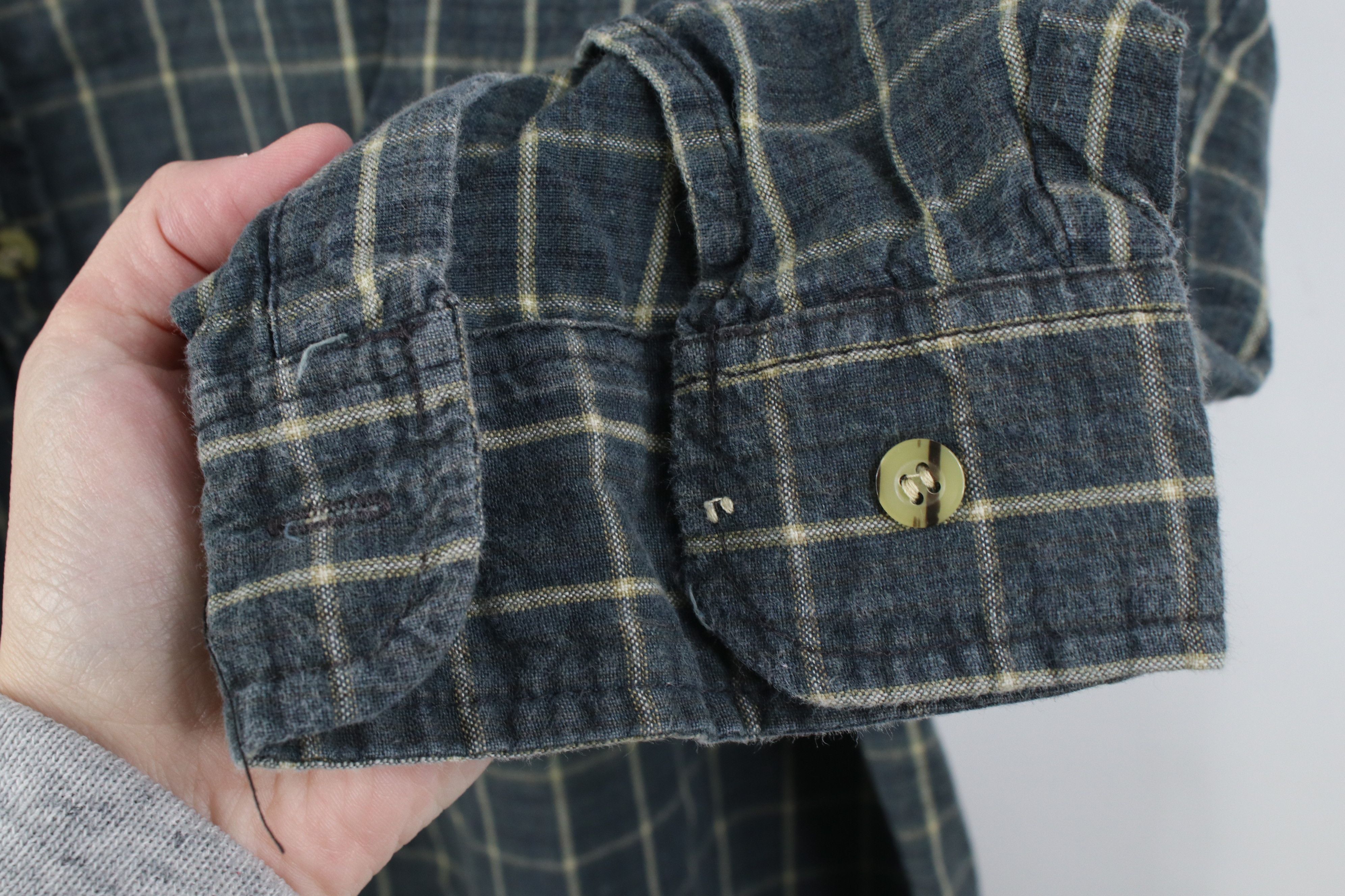 Vintage Vintage 90s Streetwear Collared Button Down Shirt Plaid Size US XL / EU 56 / 4 - 7 Thumbnail