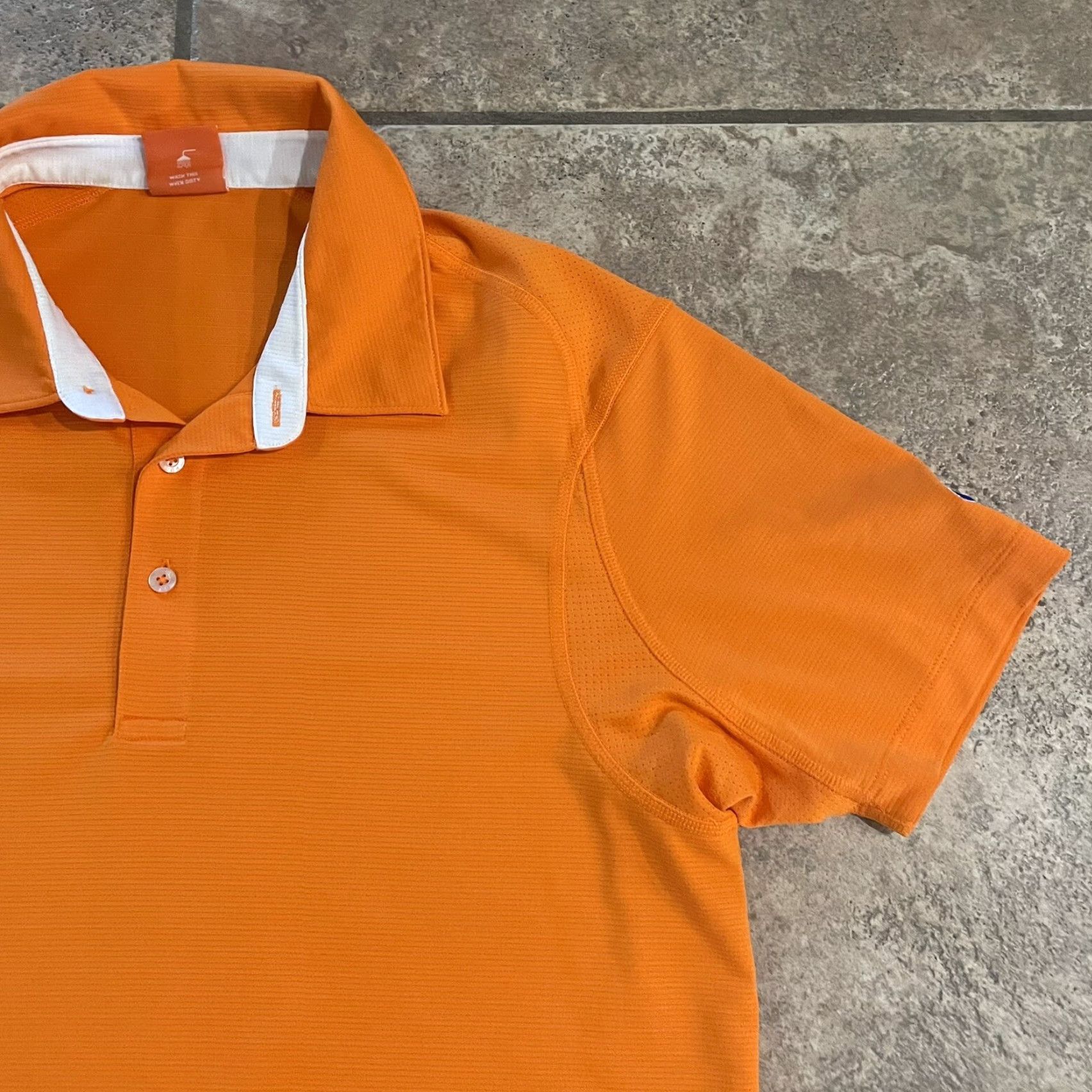 Puma VINTAGE Puma Golf Polo Shirt Men Small Orange Sportswear Size US S / EU 44-46 / 1 - 2 Thumbnail