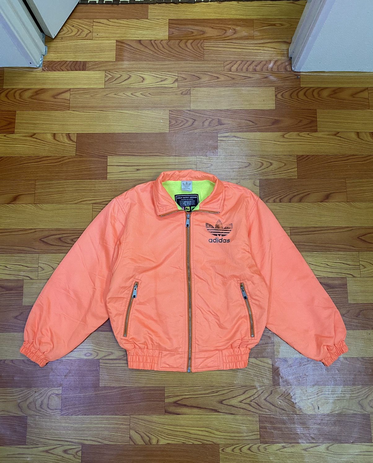 Adidas × Vintage Vintage Adidas Big Logo Jacket Size US S / EU 44-46 / 1 - 2 Thumbnail