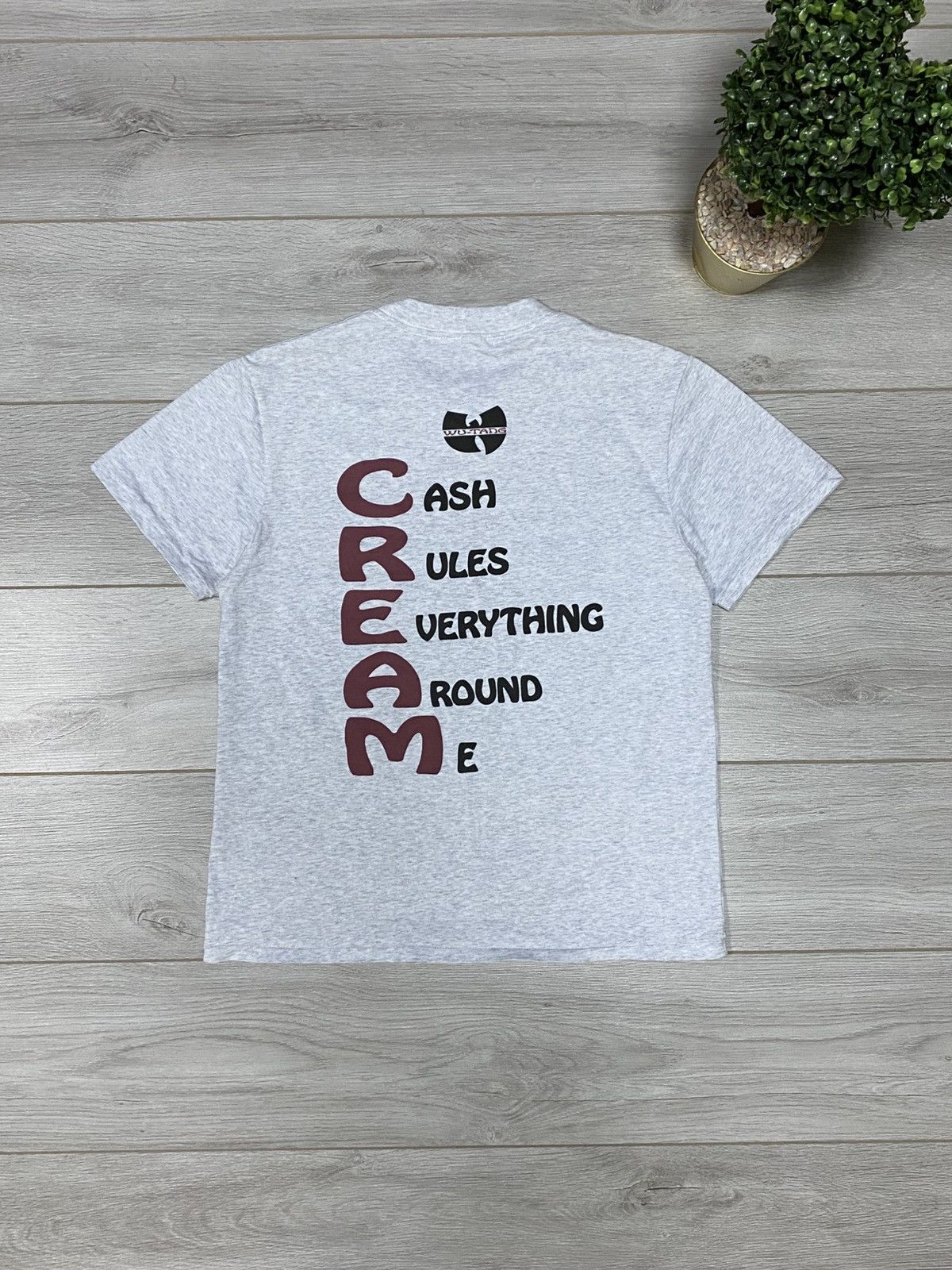 Band Tees Vintage Bootleg Wu tang clan enter the wu tang cream Size US L / EU 52-54 / 3 - 2 Thumbnail