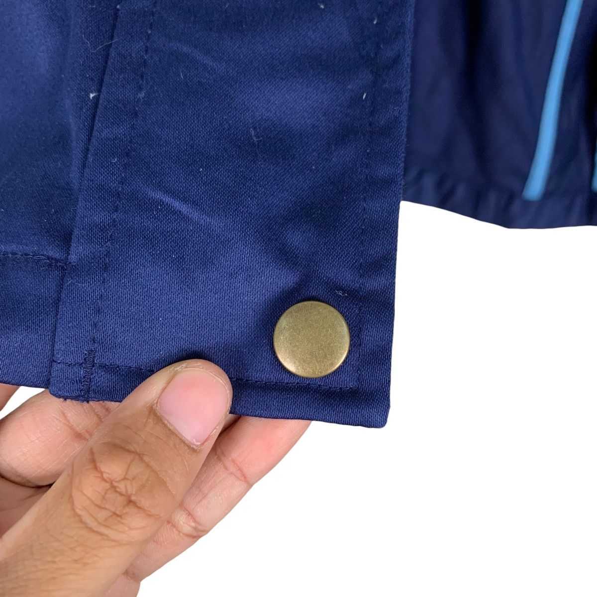 Lands' End LANDS’ END Blue Belted Casual Jacket #0975-C43 Size M / US 6-8 / IT 42-44 - 14 Thumbnail