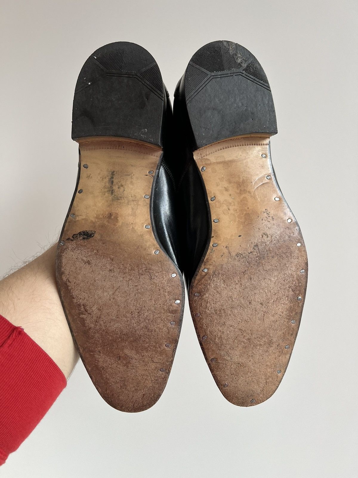 Loake × Vintage Vintage Loake Leather Black Shoes Size US 10 / EU 43 - 7 Thumbnail