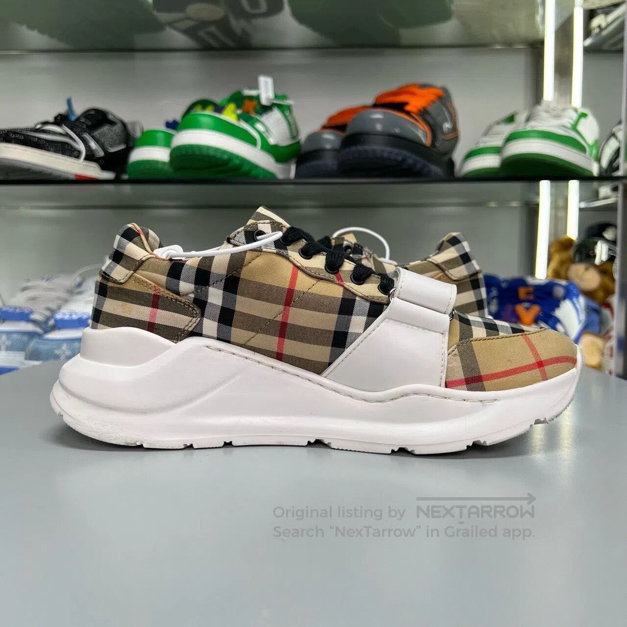Burberry Burberry Grid-patterned dad shoes Size US 6.5 / IT 36.5 - 3 Thumbnail